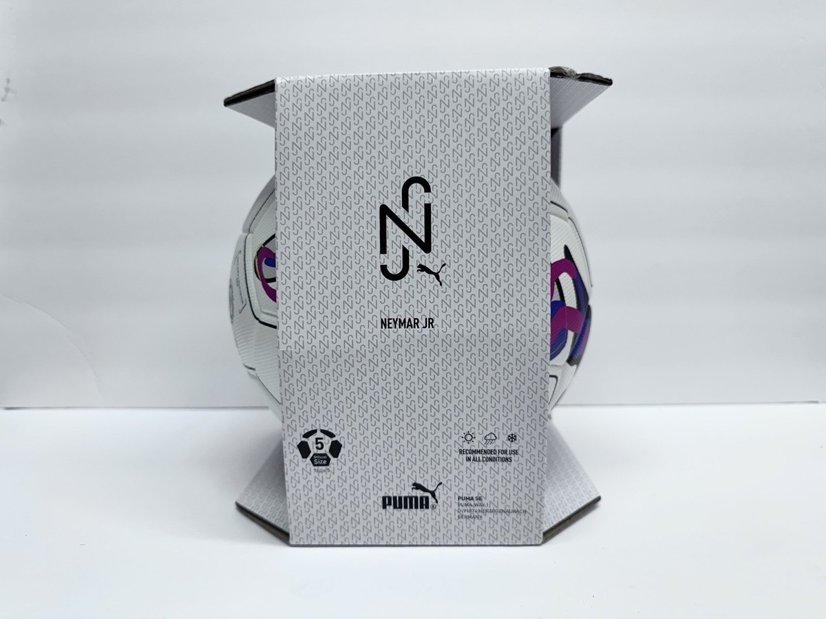 PUMA NEYMAR JR GRAPHIC PERFORMANCE SOCCER BALL 084078-01 WHITE