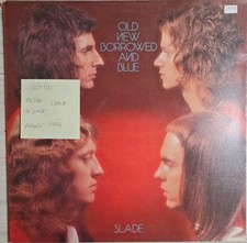 Slade Old New Borrowed And Blue Vinyl Record LP VG+/VG 2383261 1974