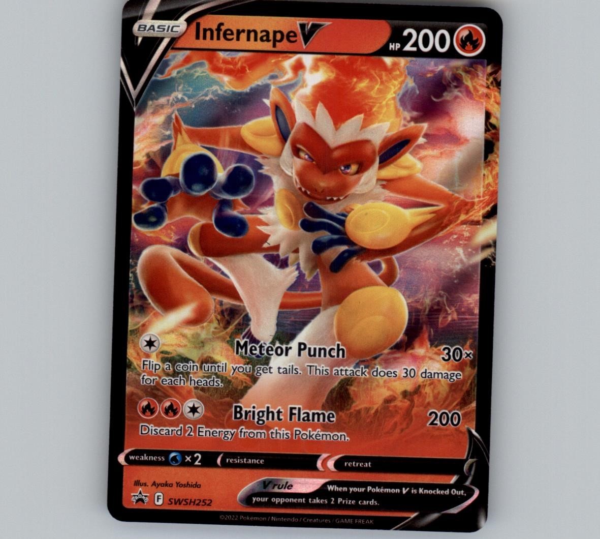 Infernape V - SWSH252 SWSH252 Promo SWSH: Sword & Shield Promo Cards Pokemon