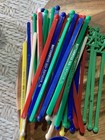 Vintage Plastic Drink Stirrers, Sparkle Swizzle Sticks, 6-inch — photo 5