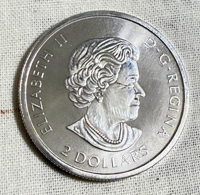 Canada 2 dollars, Polar Bear   2018 Proof - 1/2 Oz Silver