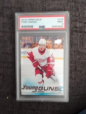 2019-20 Upper Deck Taro Hirose Young Guns #215 PSA 9 Mint