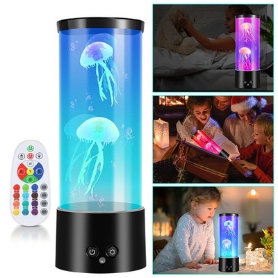 LED Quallen Nachtlicht Echte Lava Lampe RGB Kreative Fantasy Aquarium