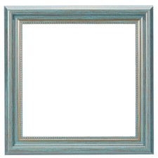 Frame for Canvas Painting, 10x10" Resin Canvas Floater Frames, Peacock Blue