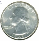 1946 Silver Washington Quarter !!  Mint State !!