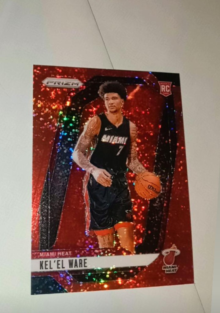 2024-25 Panini Prizm - Kel'el Ware #248 Red Sparkle Prizm (RC) Grade It Ssp 🔥