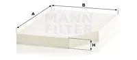 Filtre d'habitacle Toyota SUPRA