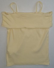 girls Abercrombie Kids yellow tube top tank s...