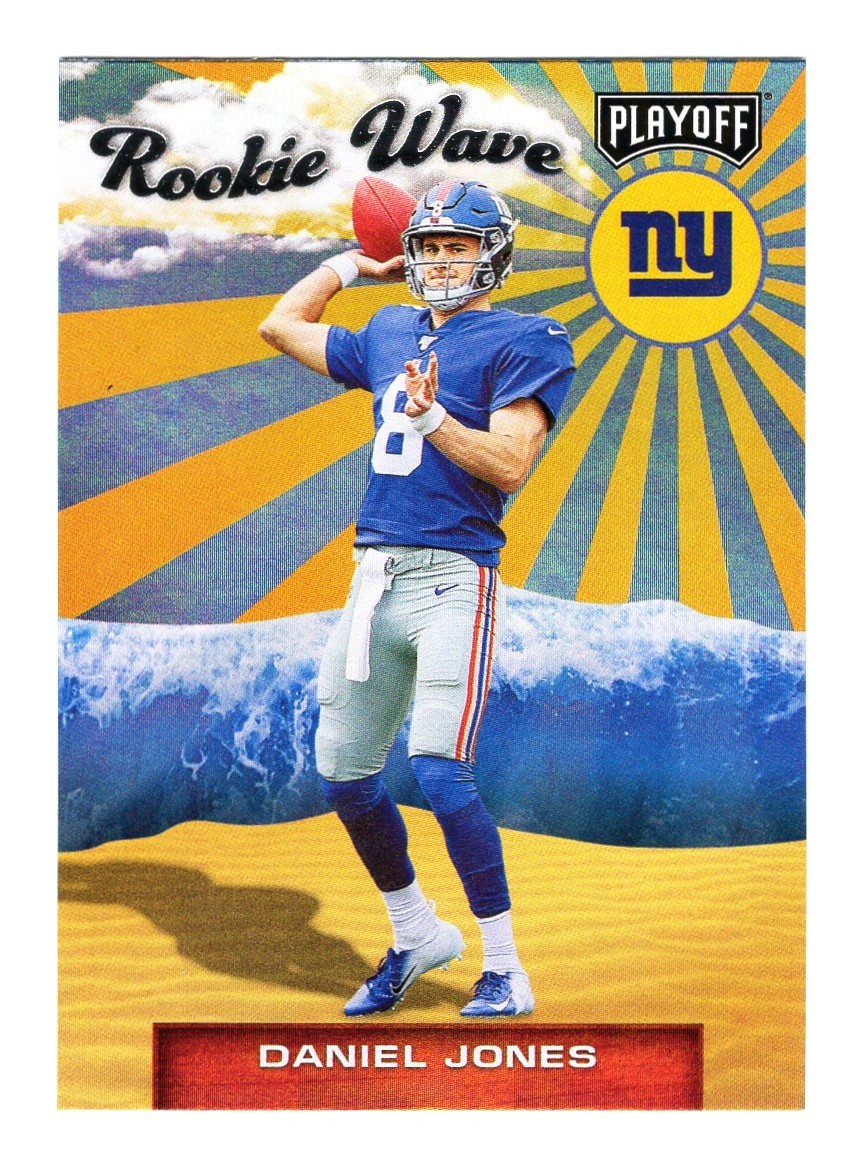 2019 Panini Playoff Football Daniel Jones Rookie Wave Foil Insert #2