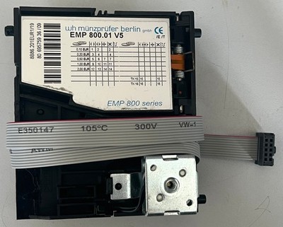WH Münzprüfer EMP 800.01 v5   Elektronischer Münzprüfer 10c, 20c, 50c, 1 , 2  OK