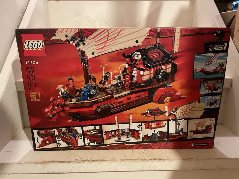 LEGO Ninjago 71705 Destiny's Bounty Juego de Barco Coleccionable Nuevo Precintado Retirado Foto 2 de 2
