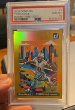 2024 Panini Donruss - Downtown! Tyreek Hill #3 Gold /10