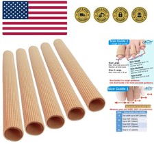 Toe Tubes Sleeves Protectors Cushions Fabric  Gel Lining Separator Tubing Fi...