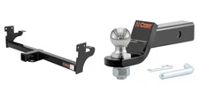 CURT Trailer Hitch Tow Kit 2in Receiver, 2in Ball Mount, Pin & Clip - 13098