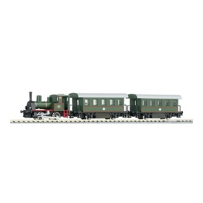 KATO N Gauge Chibi Steam Locomotive Train Set 10-500-1 Green Retro Model