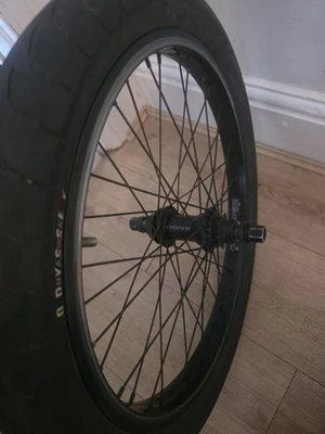 Proper Bmx Rear Wheel 9t Rhd Odyssey Chase Hawk Tyre 20' - Image 1 of 4