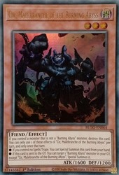 Cir, Malebranche of the Burning Abyss BLGG-EN064 Ultra Rare 1st Edition YuGiOh
