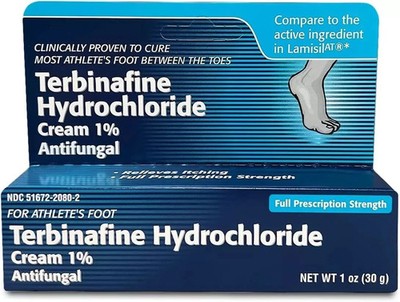 Terbinafine Hydrochloride AntiFungal Cream 1% (1 oz.) | USA free ship
