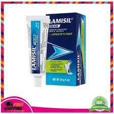 Lamisil Athletes Foot Antifungal Cream, 1 Week Treatment, Terbinafine, 1 oz