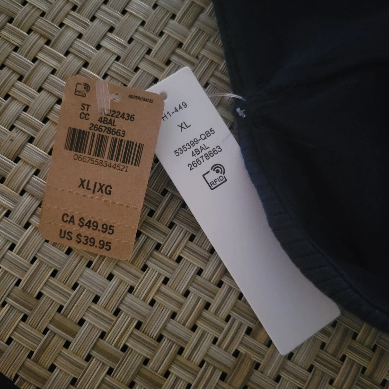 UNDERCOVER Abito Victorias Secret ROSA Active Skort XL donna costina scollo quadrato blu scuro nuovo con etichette