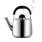 Tea Kettle Whistling Teapot 3 QT Stainless Steel Induction Stovetop 2.85 L