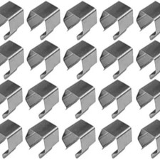 20 pcs Repair Clips, Door Installer Clips, Window Clips, Silver Retainer Clips f