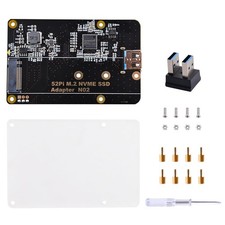 M.2 NVMe SSD Storage Expansion Board Compatible With Raspberry Pi 4 Shield