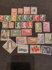TIMBRES MONACO LOTS 30 TIMBRES
