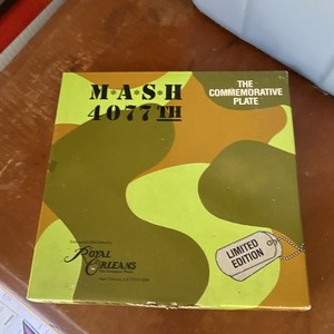 M*A*S*H 4077th Commemorative Plate Limited Edition Royal Grafton in Box