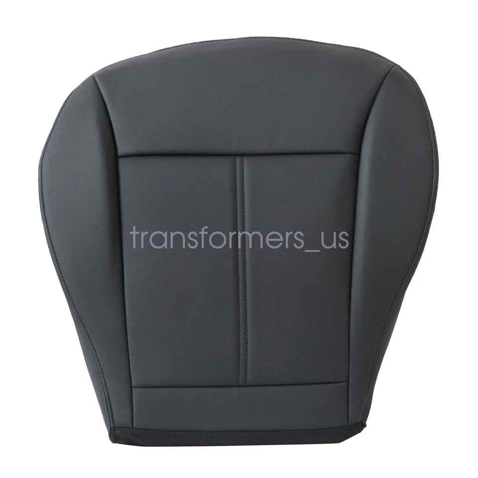 For 2007-2014 Ford Edge Driver Side Bottom Replacement Leather Seat Cover Black - Image 3 of 4