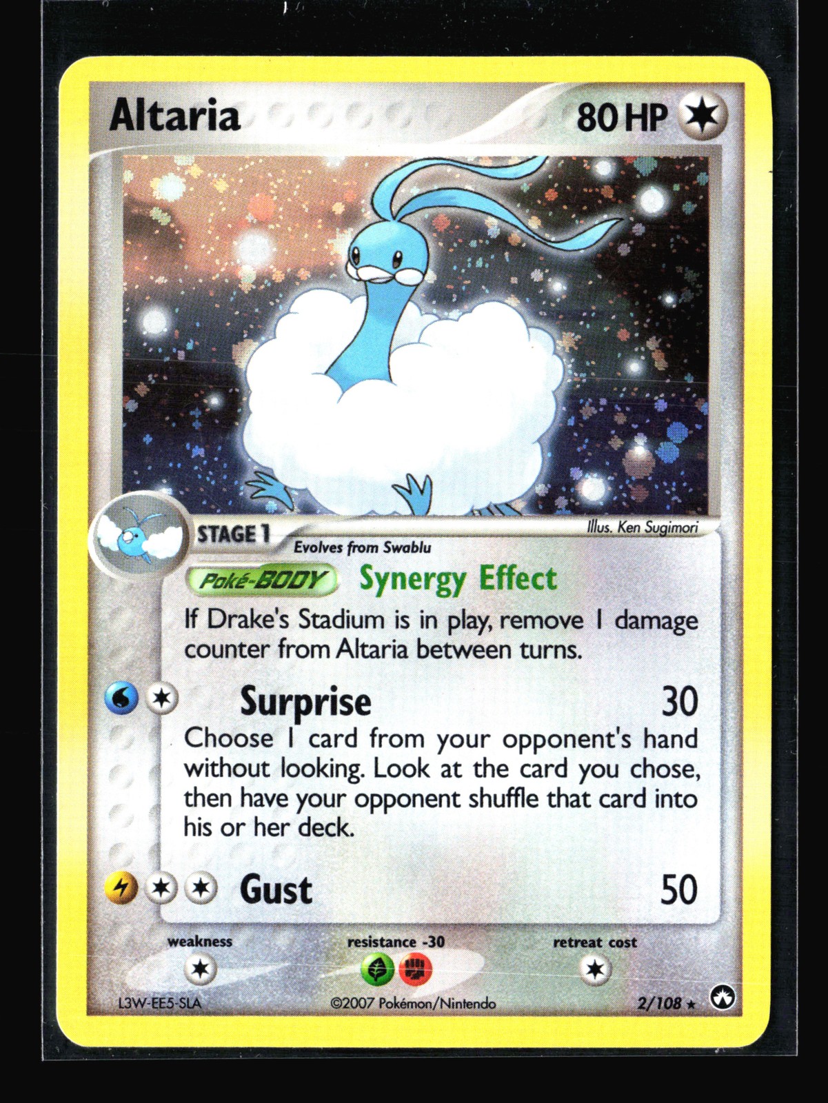 Altaria Power Keepers #2/108 Holo Pokemon Card T4-515