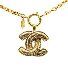 Chanel Coco Mark Matelasse Necklace