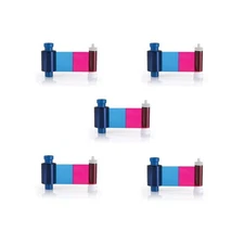 Magicard 400X Color Ribbon XM300YMCKO x5 - YMCKO - 300 Prints 5 Pack