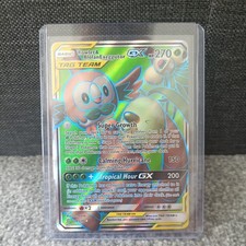 Pokémon TCG - Rowlet & Alolan Exeggutor GX 214/236 - Unified Minds - Ultra Rare