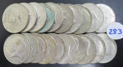 $10.00 Face Value 40% Silver Kennedy Half Dollars