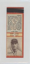 1937 Diamond Matchbooks Portraits U3-2 Curt Davis (Red Borders) 0m8e
