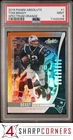 2019 PANINI ABSOLUTE SPECTRUM ORANGE #1 TOM BRADY #/75 POP 4 PSA 9