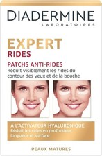Diadermine Lot De 12 Patchs Anti-Rides Avec Activateur Hyaluronique , 12 Unité