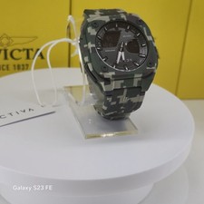 Activa X Invicta Men's Digital Watch - 44.8mm, Camouflage, Green