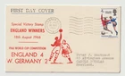 18/8/1966 UK GB FDC - 'England Winners' -  England v W. Germany - London E1 Slog