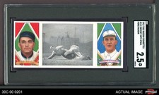 1912 T202 Hassan Russ Ford Sweeney Gets Stahl Yankees SGC 2.5 - GD+