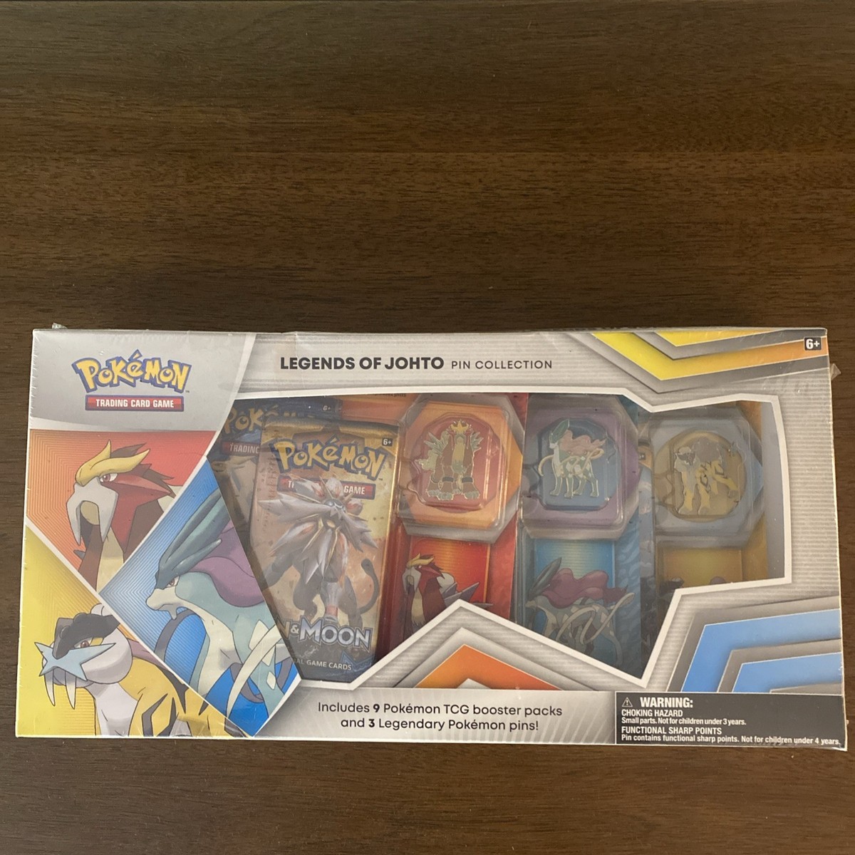 pokemon trading card game legends of johto pin box Pokemon - Celebrations