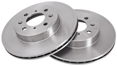2x A.B.S. Bremsscheibe 16002 für HONDA ACCORD PRELUDE 3 BA Aerodeck CA CA5 EXi