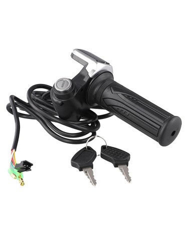 Throttle Grip+Keys Lock Power Indicator 36V 48V 60V Electric Scooter Replacement - Picture 16 of 52