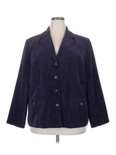 DressBarn Women Purple Blazer 18 Plus