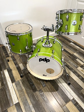 PDP New Yorker 3-Piece Analogue Acoustic Drum Kit Bass Drum Toms Floor Tom