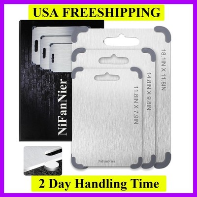 Katuchef Titanium Cutting Board, 2025 New Upgrade 100% Pure Titanium Cutting ...
