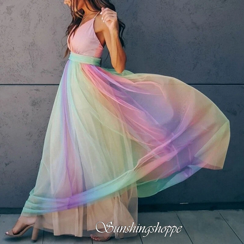 rainbow dress women