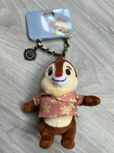 Chip and Dale Rescue Rangers Plush Keychain Charm Disney Store Japan - 第 1/2 張圖片