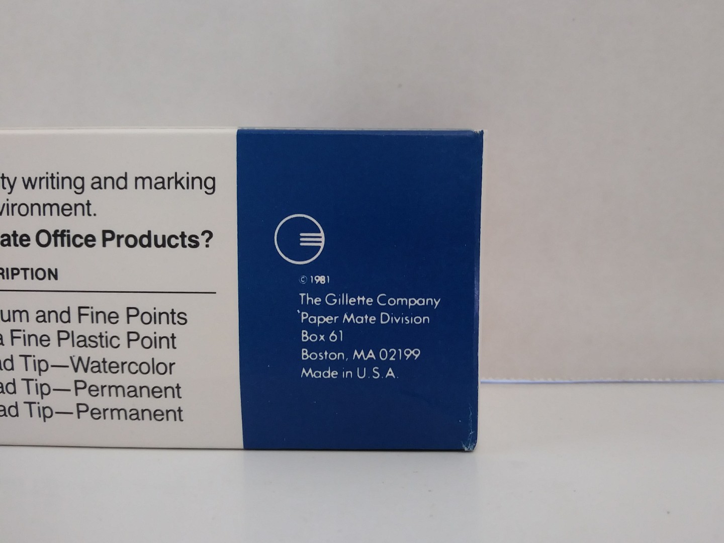 PaperMate 86111 Blue Nylon Fiber Point Porous Pens Series 860 1 Dozen